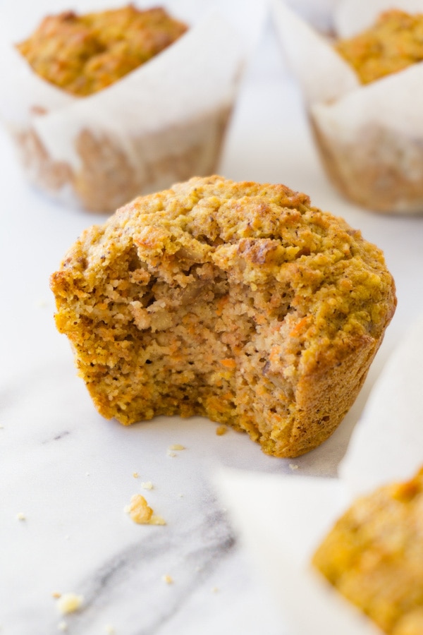 Healthy carrot cake muffins recipe
