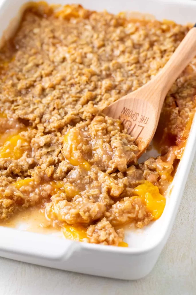 peach crisp