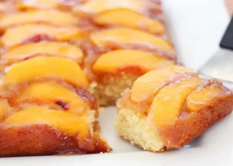 Peach Upside-Down Cake