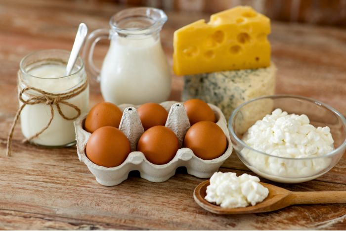 Cottage Cheese, Milk, Yogurt and Chicken Eggs